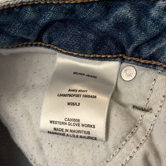 Silver Jeans Co Women’s Denim Short Shorts, High Waist, Size 3, Very Cute!! - Picture 6 of 7